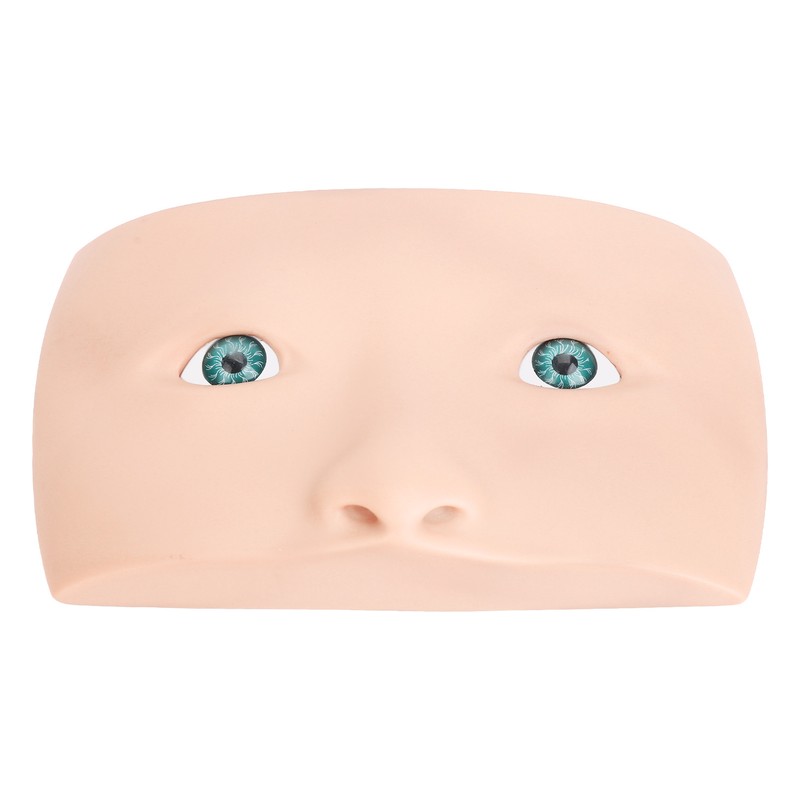Makeup Practice Face Board 3D Realistic Eye Painting Practice Plastic