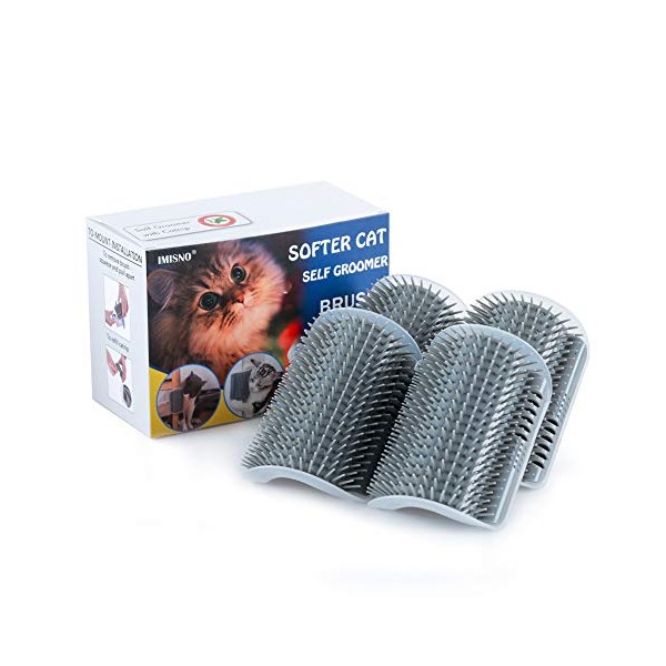 IMISNO Cat Self Groomer Toy Wall Corner Massage Comb Perfect