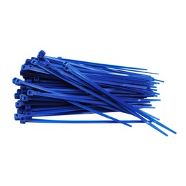 Pack of 100 Cable Ties Blue 100 mm x 2.5 mm Craftsman Quality Cable Ties Short 8.1 kg Tensile Force