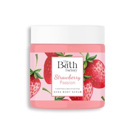 The Bath Factory, Strawberry Shea Body Scrub, 300 g