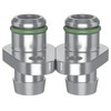 Moker Billet Aluminum Crankcase Breather Repair Fittings for GM GMC