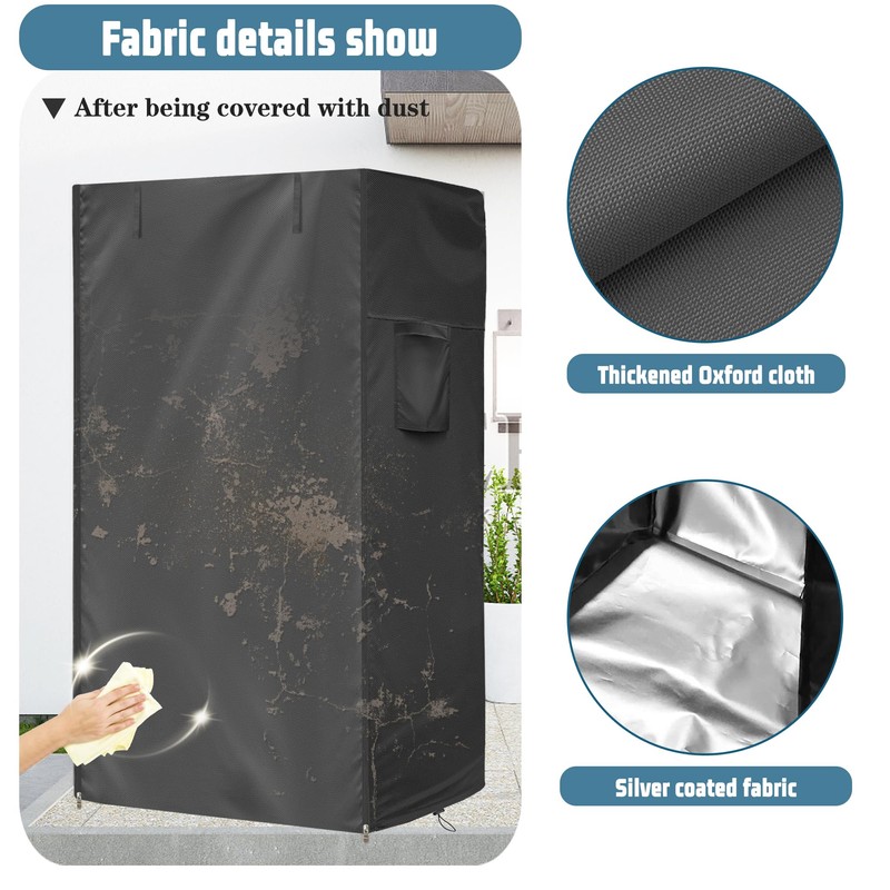 Iceberg Elf Outdoor Sauna Cover 420D Heavy-Duty Waterproof Durable Protector,