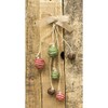 Burlap Balls Bells Doorknob Hanger Ornament for Tree Door Rustic