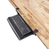 EHO Clamp-On Retractable Adjustable Keyboard Tray, Under Desk Ergonomic Keyboard