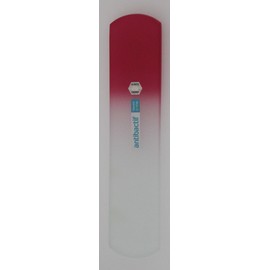 BLAZEK Antibacterial Glass File for Heels, 6.3 inches (160 mm) (Pink Gradation)