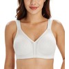 Lemorosy Women's Minimiser Bra, Large Sizes, Comfortable, Full Cup, Unpadded,
