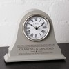 De Walden 70th Platinum Wedding anniversary couple gift Engraved Grey