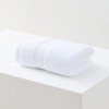 ljhnba Classical White Cotton Towel Washcloth for Face and Hair