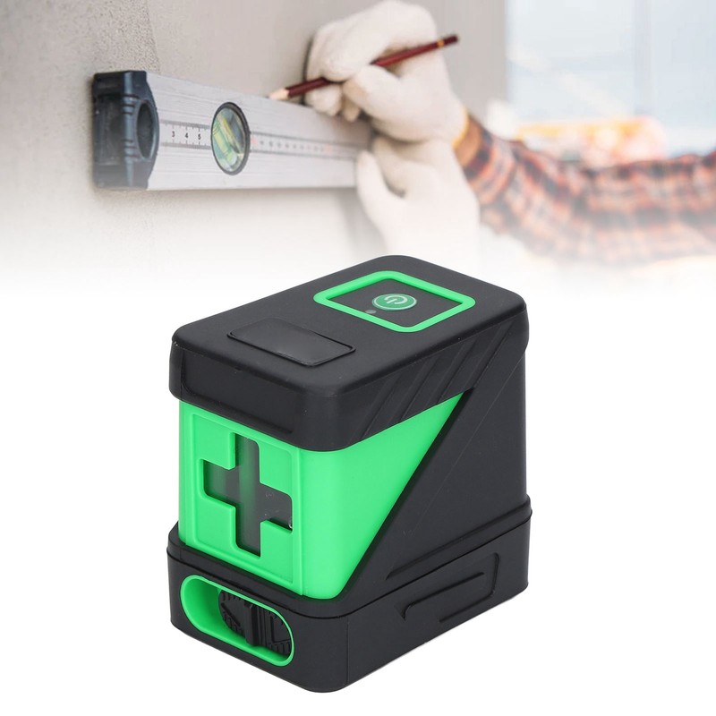 Laser Line Level Tool 5m Range High Visibility 2 Green