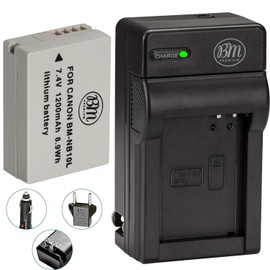 BM Premium NB-10L Battery and Charger Kit for Canon PowerShot G15, G16, G1X, G3-X, SX40 HS, SX50 HS, SX60 HS Digital Camera