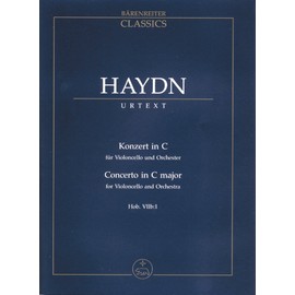 ハイドン: チェロ協奏曲 第1番 ハ長調 Hob.VIIb/1/ベーレンライター社/原典版/中型スコア