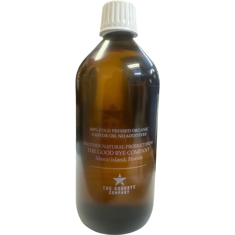 The Goodbye Company Organic Castor Oil 100% Pure Extra Virgin