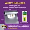 Gila® Misted Sidelights Entryway Decorative Window Film DIY Static Cling,
