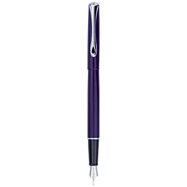 DIPLOMAT - D40703025 - Traveller Fountain Pen Purple - With Stainless Steel Nib - Chic and Elegant - Durable - Purple