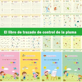 8 Cuadernos De Caligrafía Reutilizables Español20 Repuestos                                                                                           