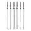 sourcing map 6pcs 100-120 Grits Diamond Grinding Bit 2mm Cylinder