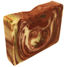 ATTIS Red Mandarin Clay Natural Handmade Soap (1pc) | French Pink Clay | Australian Reef Red Clay | French Green Clay | Spirulina | Cocoa Butter | Aloe Vera | Nourishing | Moisturising | Cleansing