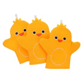 Hohopeti Infant Shower Mitts Set Baby Bath Mitt Soft Scrubbing Towel Boys and Girls Bath Towels Baby Towels