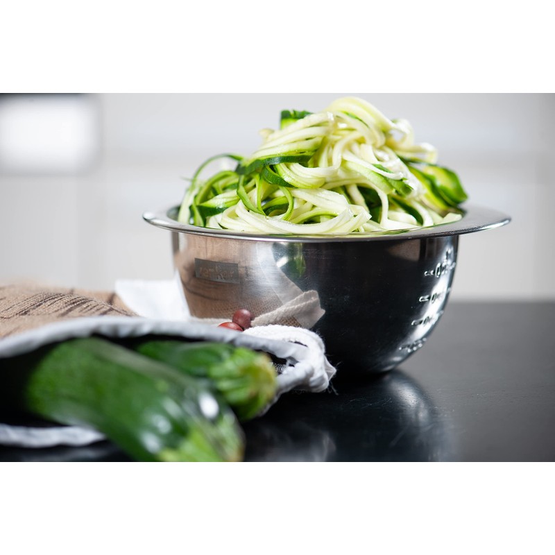 Zenker 29632 Mixing Bowl, Stainless Steel, Grey, 25 x 25