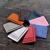 Buffway Slim Minimalist Front Pocket RFID Blocking Leather Wallets for