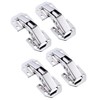 Qrity 4 PCS Kitchen Cabinet 90° Door Hinges Concealed Cupboard