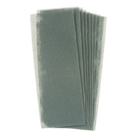 HARFINGTON 10pcs 400 Grits Mesh Sanding Screen Sheets 2-3/4" x 8" Wet or Dry Sandpaper Dust Free Abrasive Pads for Car Wood Drywall Metal Polishing & Grinding