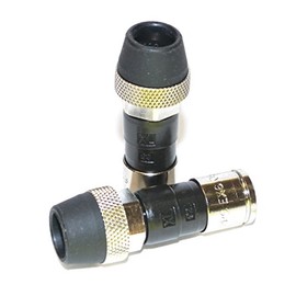 PPC EX6XLWSPLUS Aqua Tight EX Series Weather Proof RG6 & RG6QUAD Compression Connector - Extended Body, 50 Piece