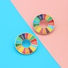 United Nations Sustainable Development Goals Represents Enamel Lapel Pin Brooch