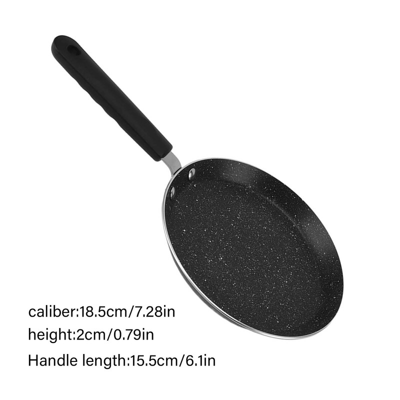 Crepe Pancake Pan Nonstick Round Shape Aluminum Alloy Portable Griddle