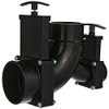 Valterra T81 Ell Double Rotating Valve, 3" Hub x 1-1/2"
