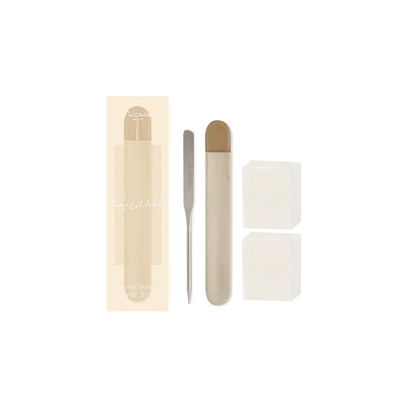 [Picasso / [피카소X함경식]메이크업 스파츌라+스펀지 2P 기획세트