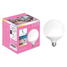 LVHEOM LED Globe Bulb, 240W Equivalent Light Bulbs, 24W 2700K Warm White Bulb, 2400 Lumens Non-Dimmable LED Bulb, E26 Standard Base (24W 2700K 1PACK)