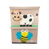 HYGGE + Animial Toy Storage Bin with Lid 20.8" x