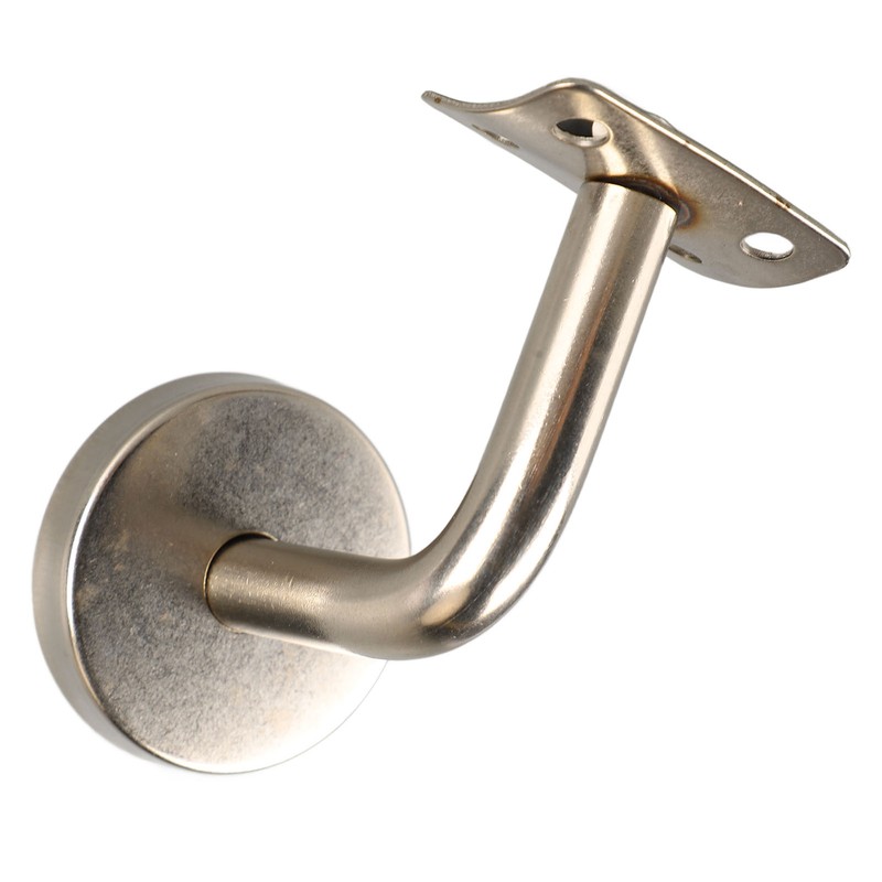 5Pcs Wall Handrail Bracket Practical Robust Wall Mounted Stainless Steel