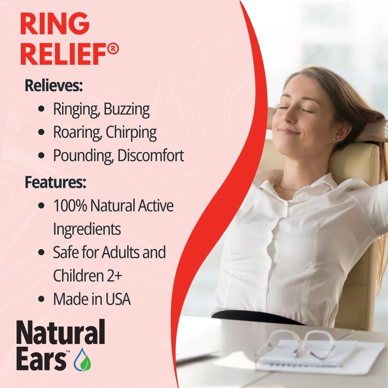 TRP THE RELIEF PRODUCTS 70 Count Tinnitus Relief Rings Homeopathic