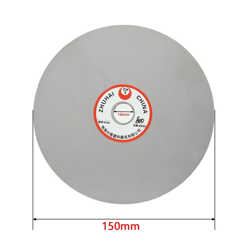 uxcell 6-inch Grit 800 Diamond Coated Flat Lap Wheel Grinding