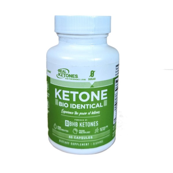 Real Ketones Ketone Bio Identical, Keto Electrolytes Supplement 60 Ct
