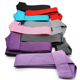 Cotton Yoga Mat Strap - Multi-purpose Binding Rope & Carrier Free Size/Red 50ea