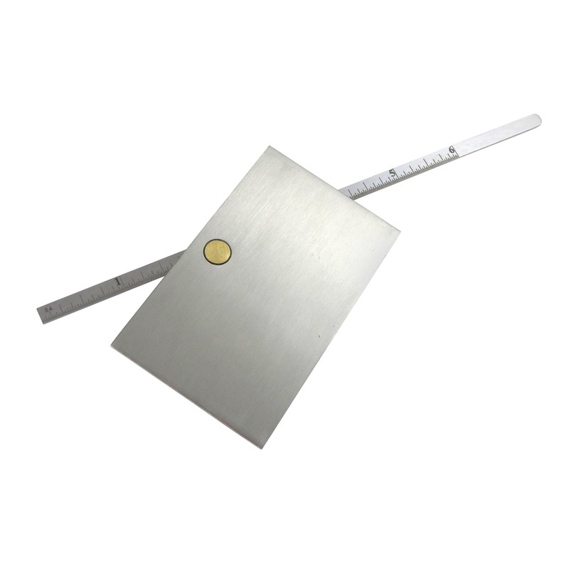 Taytools 469256 6 Inch Depth Gauge Protractor Rectangular Stainless Steel