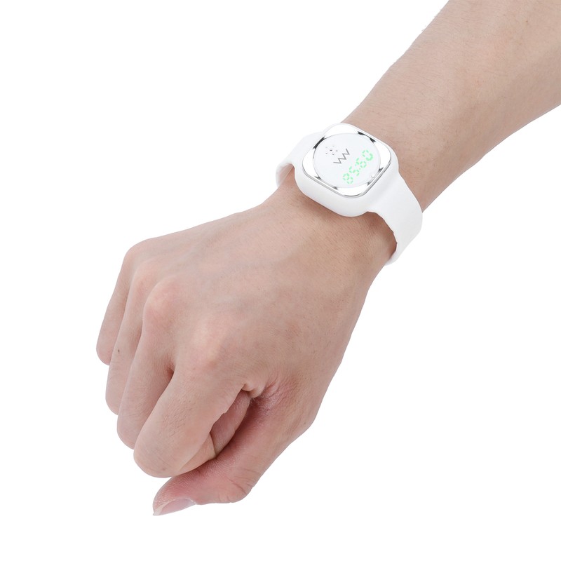 Ultrasonic Mosquito Repellent Bracelet with Time Display Anti Mosquito Wristband