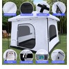 Joramoy Camping Cube for 10×10 Pop Up Canopy, Converts Straight