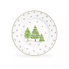 Grace's Teaware Grace Teaware 8" Christmas Pine Trees Fine Porcelain