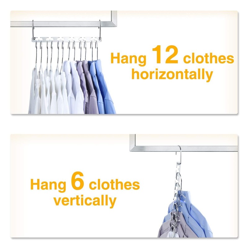 HOUSE DAY Magic Clothes Hangers Space Saving Hangers for Hangers