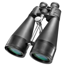 BARSKA X-Trail 30x80 Binocular w/ Braced-in Tripod Adapter, Black