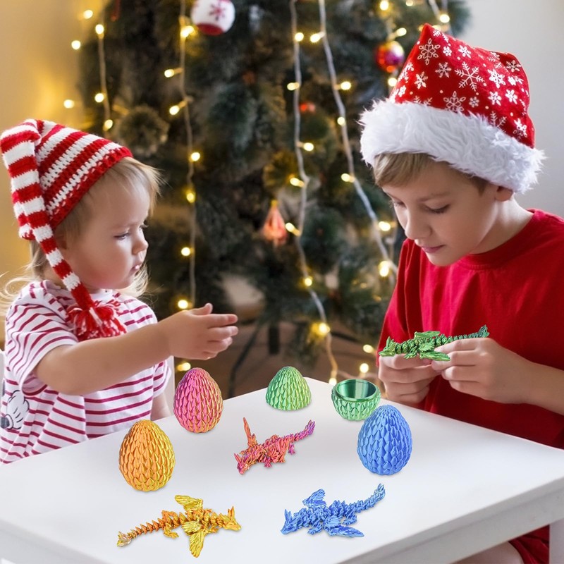 Dragon Eggs Gift Set with Surprise Mini Winged Dragon Inside