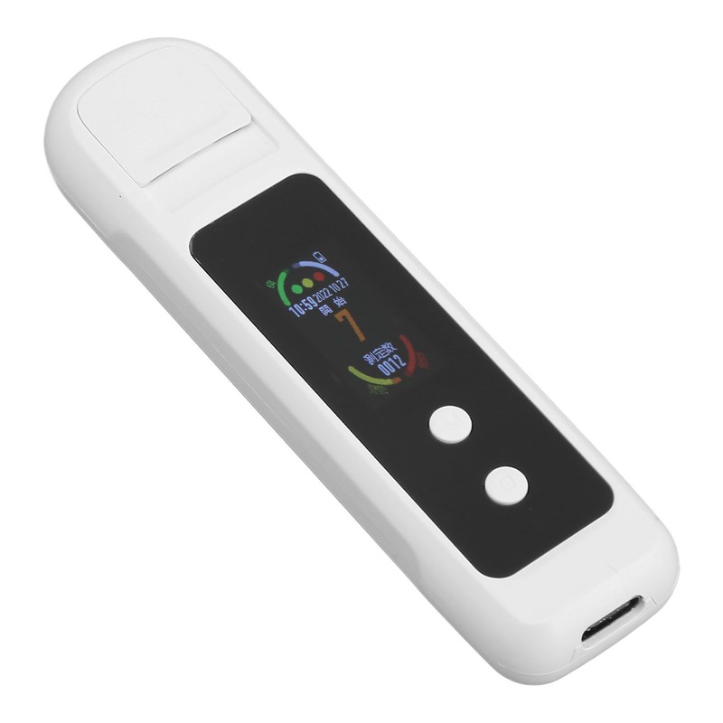 Alcohol Tester H9PRO Portable Contactless Detection White USB 200mAh Rechargeable