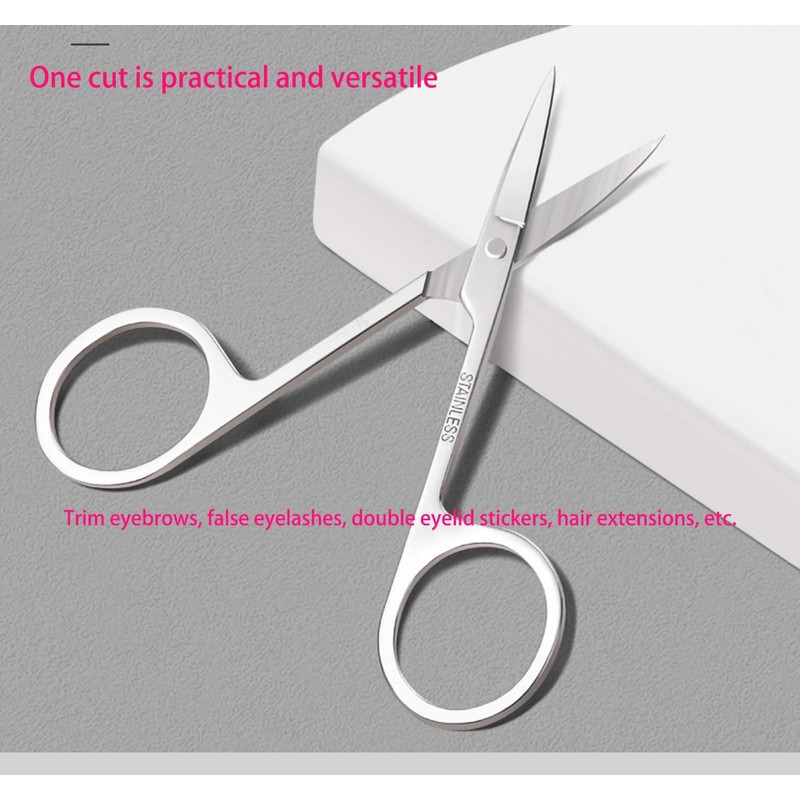 UNI-RHYTHM 4-Piece Eyebrow Shaping Tool Set, Eyebrow Trimmer，Beauty Scissors，Eyebrow Clippers，Eyebrow