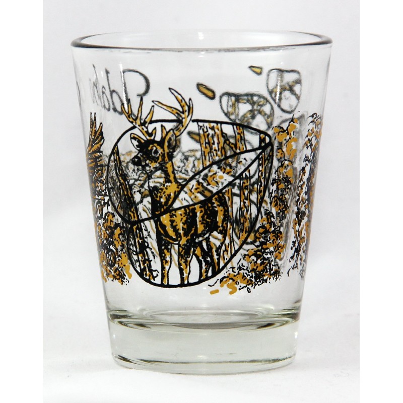 Idaho Eagle Deer and Wolf Shot Glass