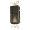 Leviton 5641-E 15 Amp, 120/277 Volt, Decora Single-Pole / 3-Way AC Combination Switch, Commercial Grade, Grounding, Black
