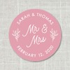Mr and Mrs Stickers, Wedding favor stickers, Engagement Envelope Seals,